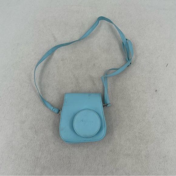 FUJI MINI 9 Groovy Case Ice Blue Instax shoulder Strap - Picture 2 of 10